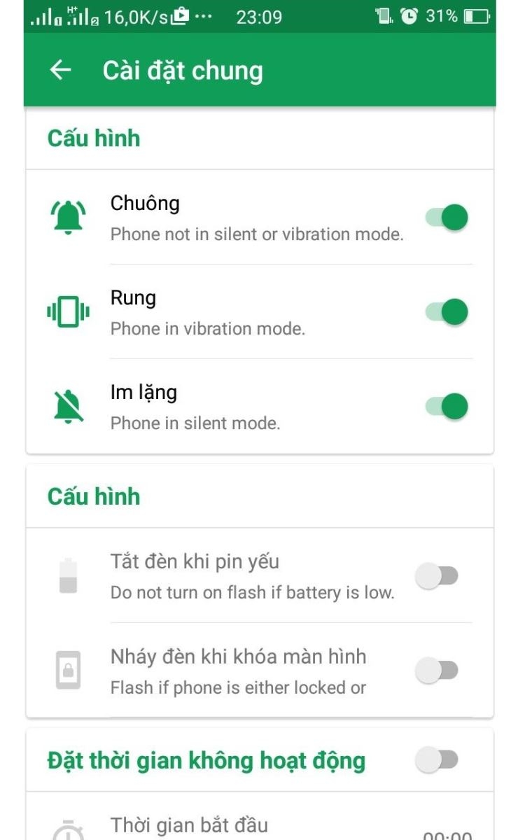 bật flash khi có điện thoại iphone 11 7