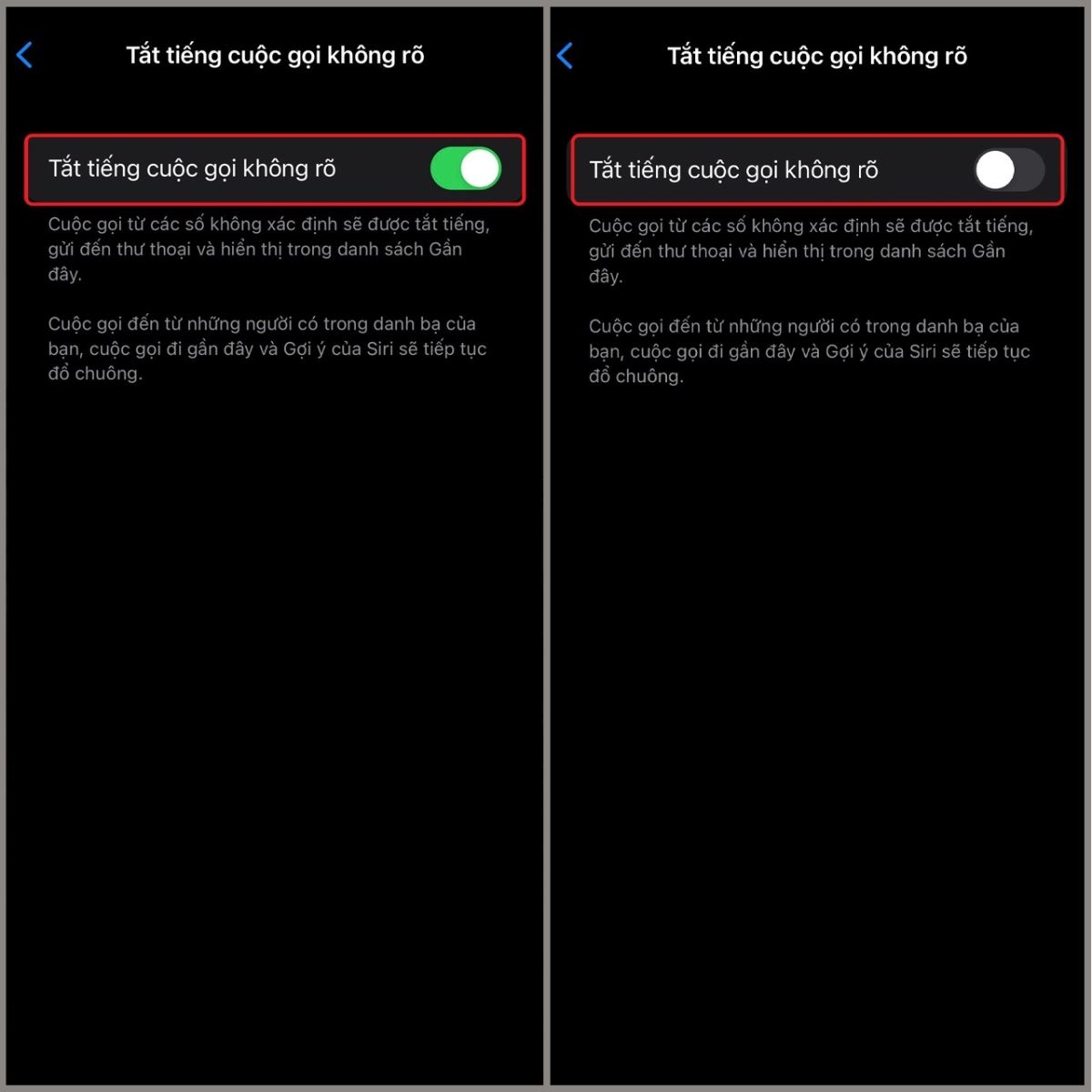 chặn số lạ trên iPhone 6