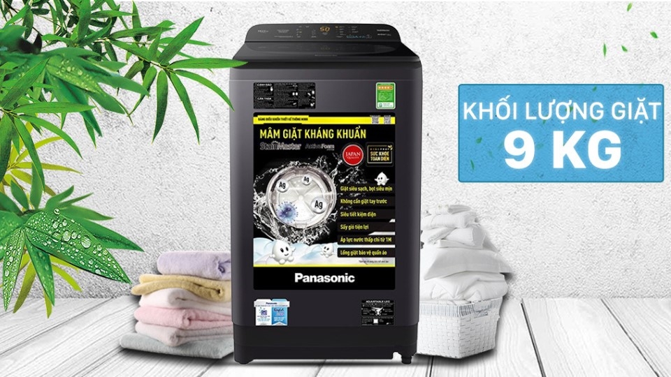 Máy giặt Panasonic 9kg cửa trên NA-F90A9DRV