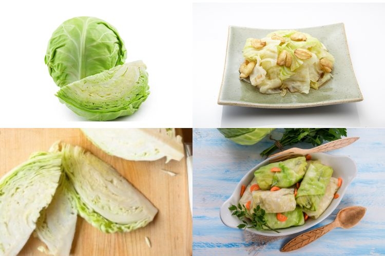 cắt bắp cải hình nêm