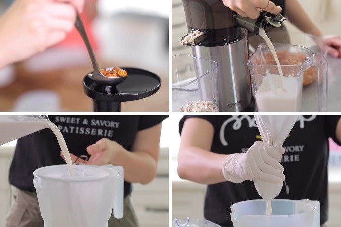 Hướng dẫn làm sữa hạt bằng máy ép chậm - 9