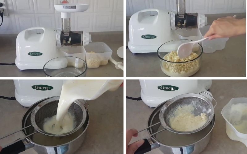 Hướng dẫn làm sữa hạt bằng máy ép chậm - 3