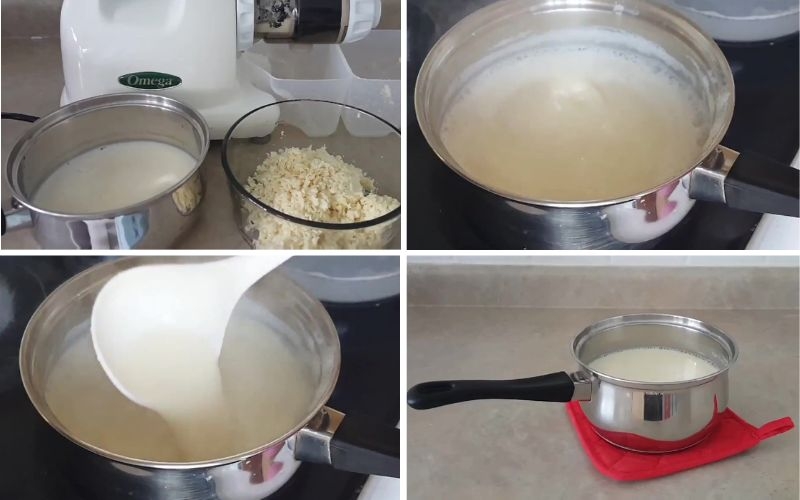 Hướng dẫn làm sữa hạt bằng máy ép chậm - 4