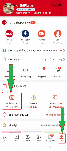 Hướng dẫn cách huỷ liên kết ngân hàng với Shopee, ShopeePay - 3