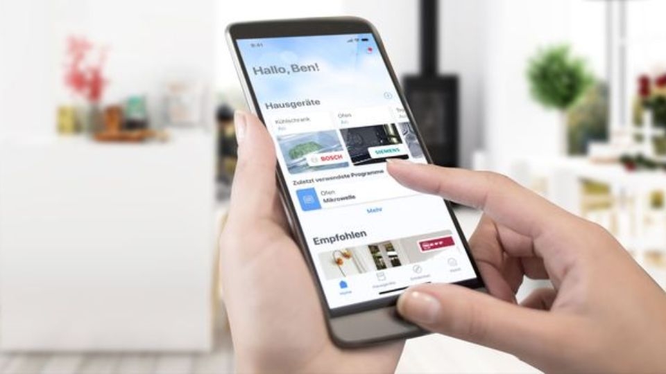 Kết nối điều khiển bằng điện thoại qua app Home Connect