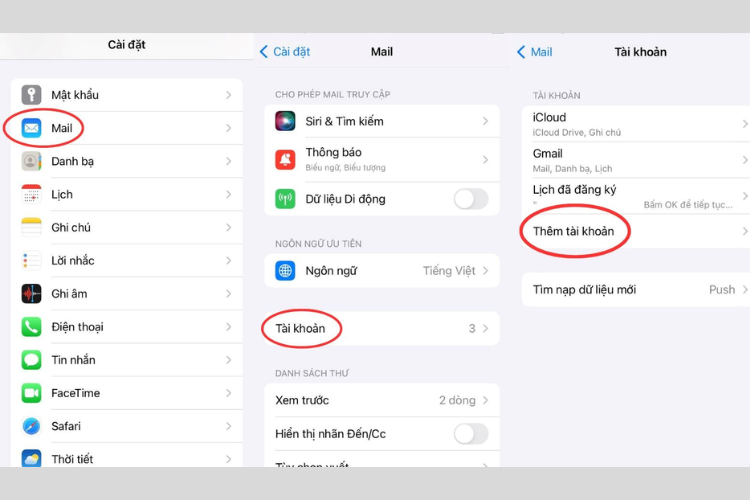 Chọn mục “Cài đặt” trên giao diện chính thức của màn hình iPhone