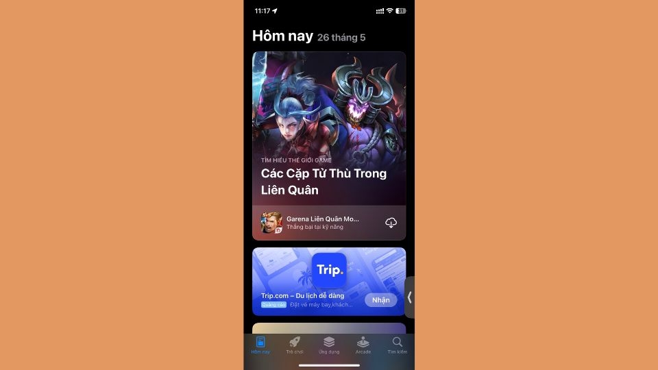 Truy cập App Store