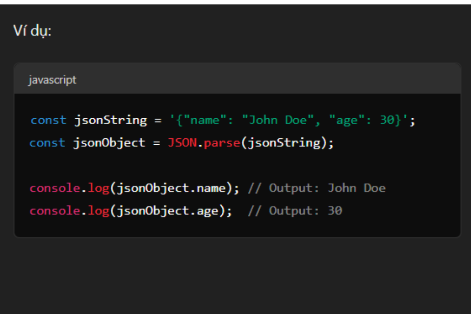 JSON Java