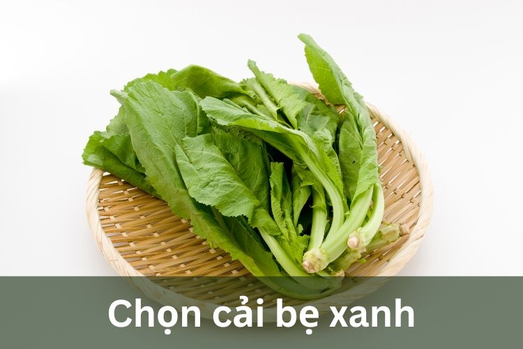 chọn cải bẹ xanh