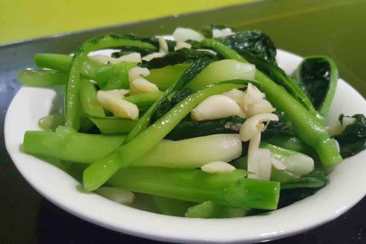 cải bẹ xanh tỏi