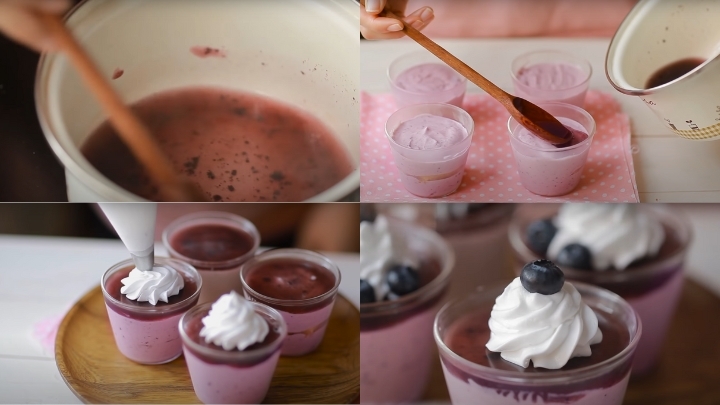 Công thức bánh mousse việt quất sữa chua (hình 6)