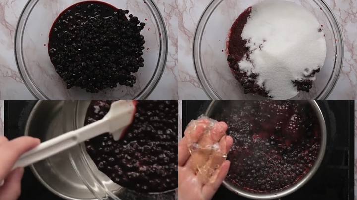 Công thức bánh mousse việt quất chocolate (hình 4)