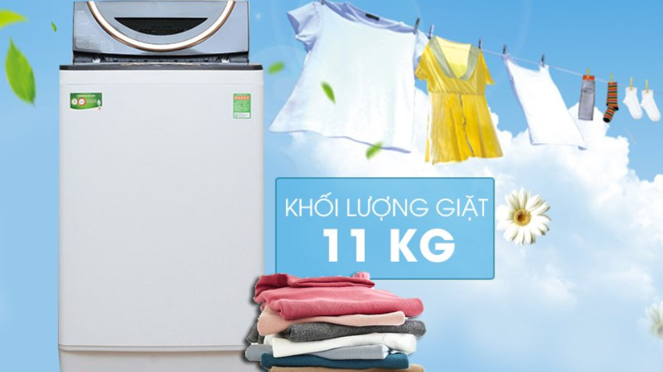 Máy giặt Toshiba Inverter 11 kg AW-DME1200GV (WK)