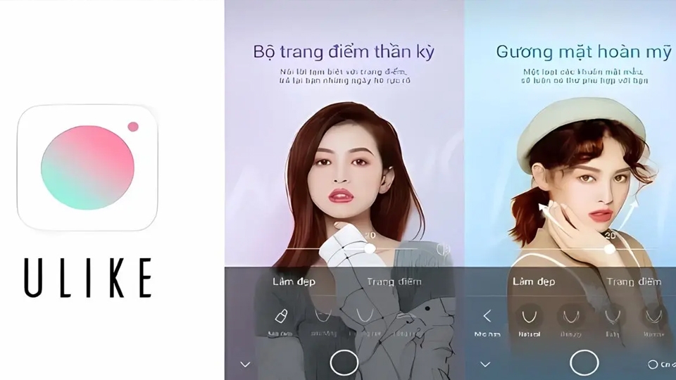 Phần mềm chụp ảnh Hàn Quốc Ulike.