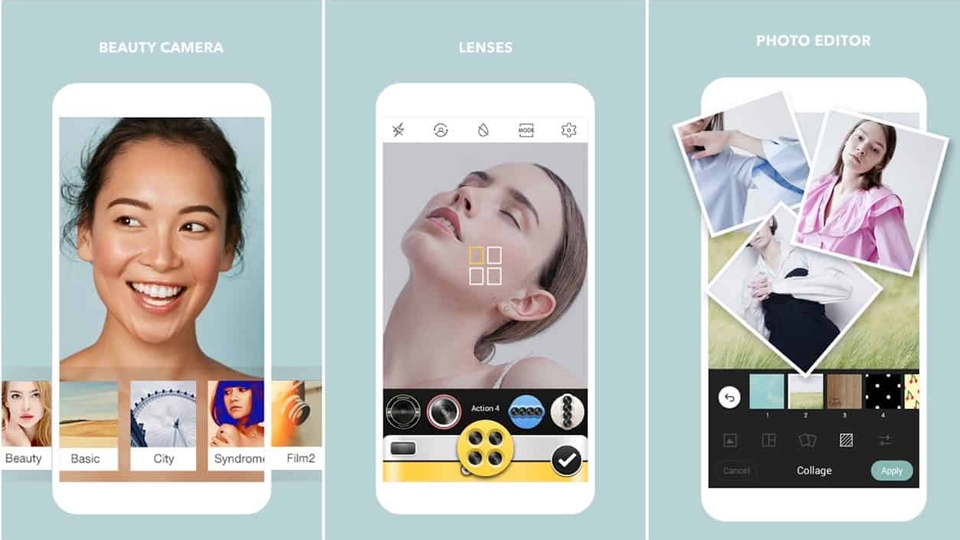 Phần mềm chụp ảnh Hàn Quốc Cymera.