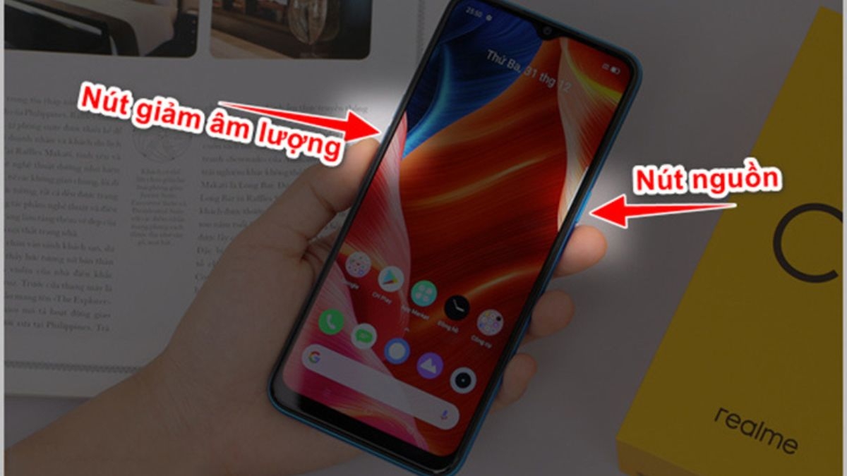 Cách chụp màn hình Realme (ảnh 2)