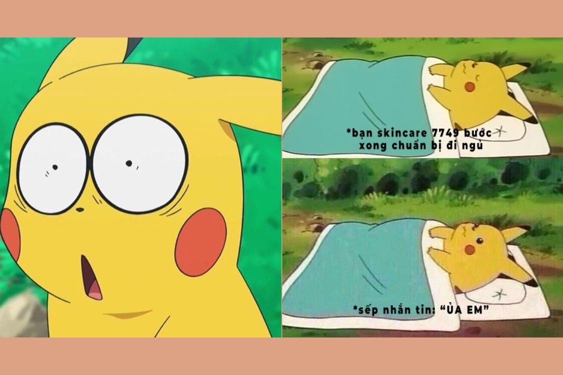 Meme Pikachu hài hước