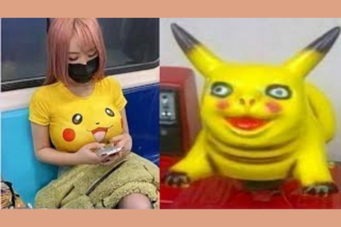 Meme Pikachu hài hước 1