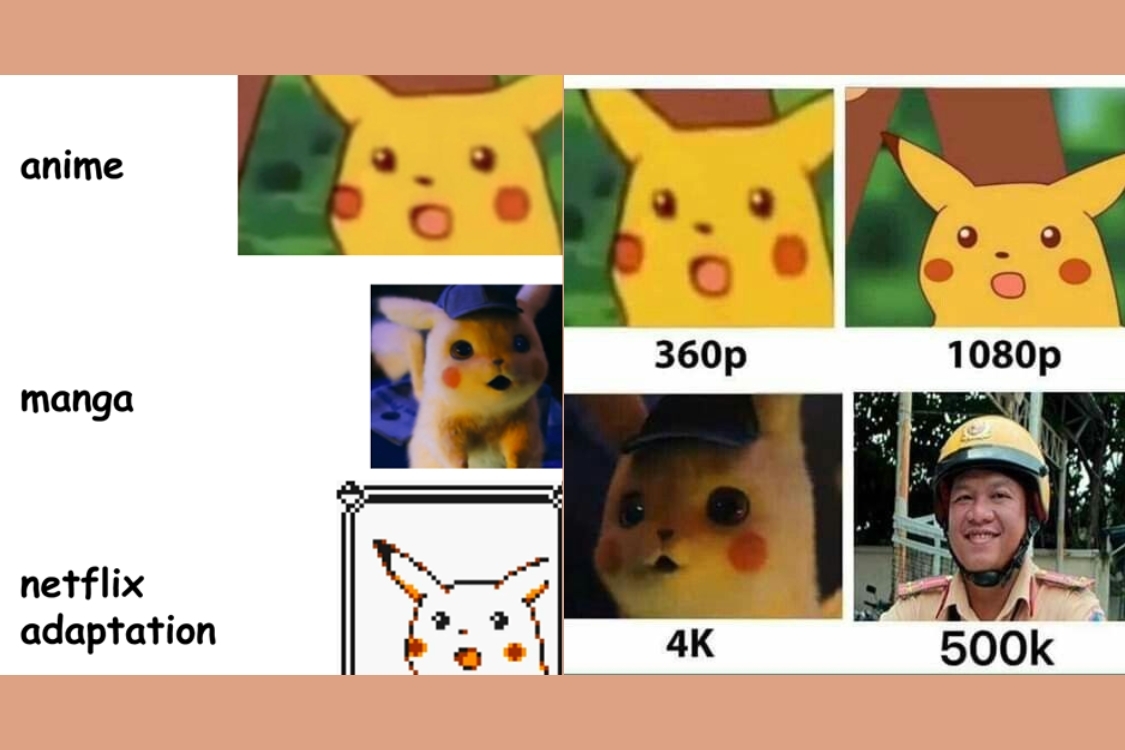 Meme Pikachu hài hước 3