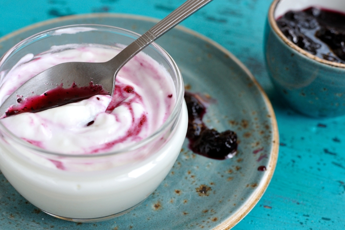 Sữa chua việt quất