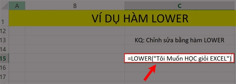 LOWER trong Excel (ảnh 4)