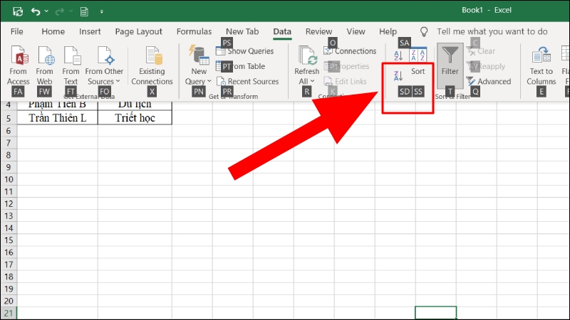Phím tắt filter trong Excel (ảnh 11)