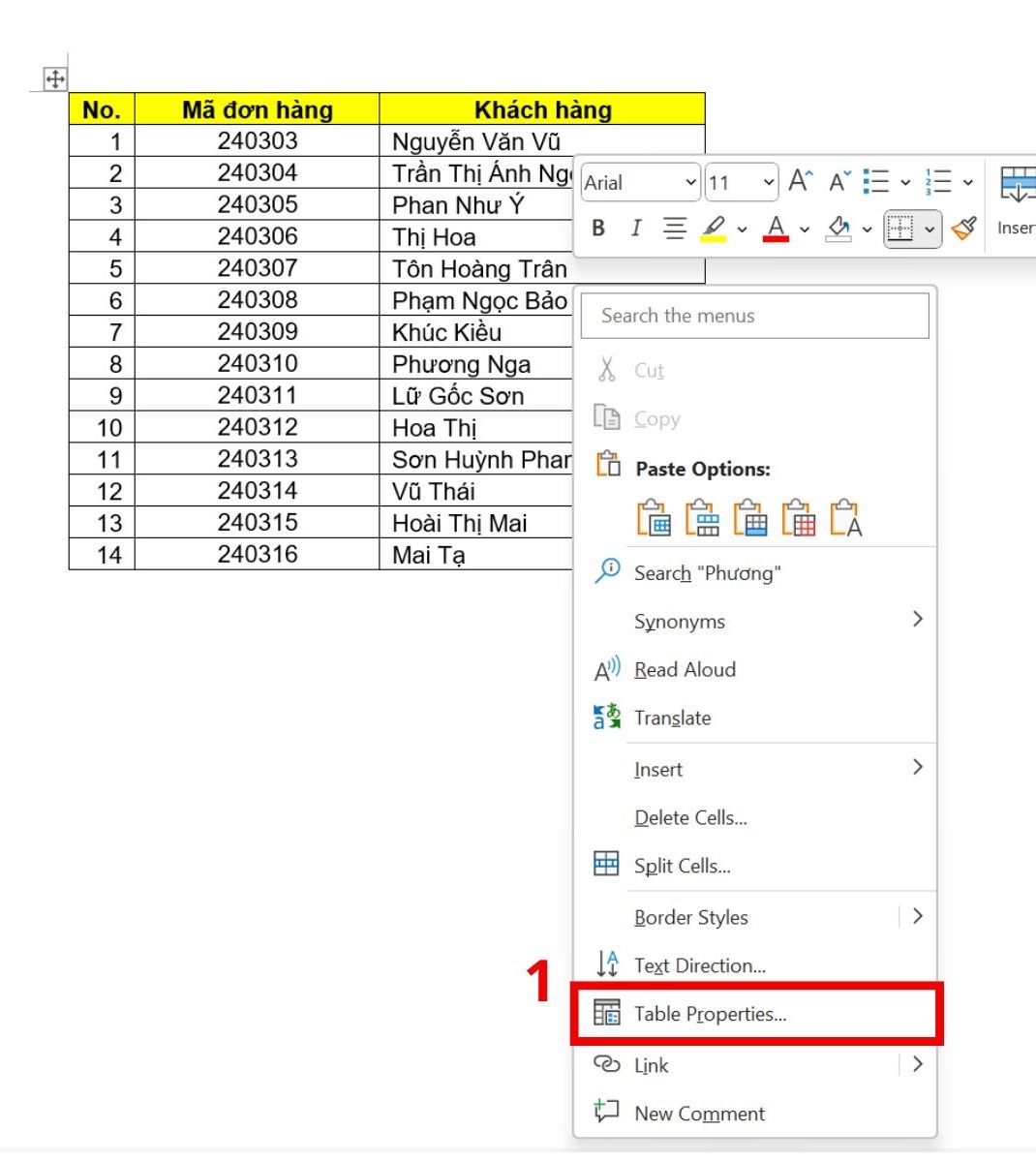 Sửa lỗi bảng trong Word bị nhảy trang chỉ bằng vài bước đơn giản 6