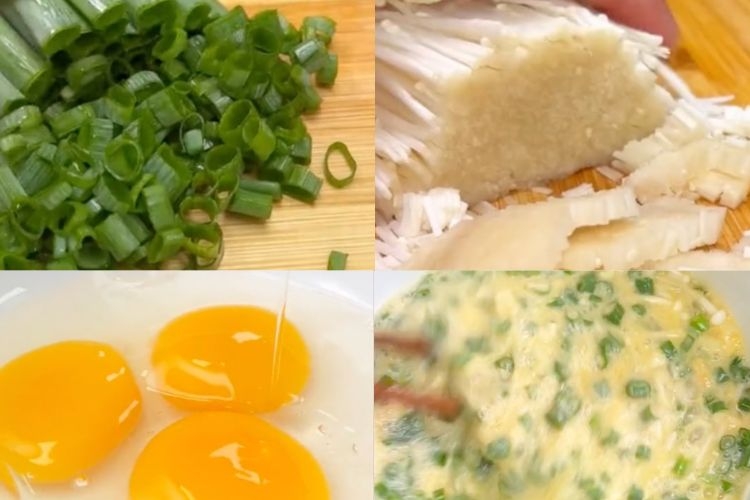 cách làm bánh trứng hành (hình 3)