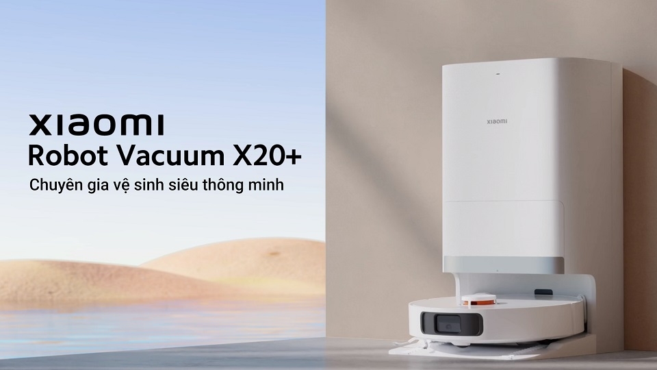 Có nên mua robot hút bụi lau nhà Xiaomi Vacuum X20+ không?