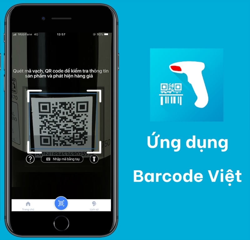quét mã vạch trên iphone miễn phí 1