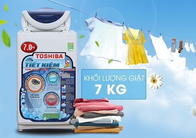 Máy giặt Toshiba 7kg hình 2