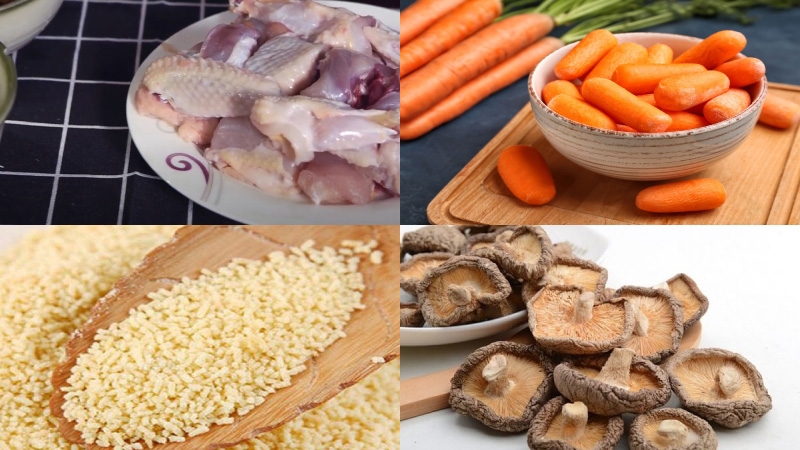 canh gà nấm hương - ảnh 1