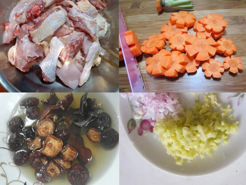 canh gà nấm hương - ảnh 2