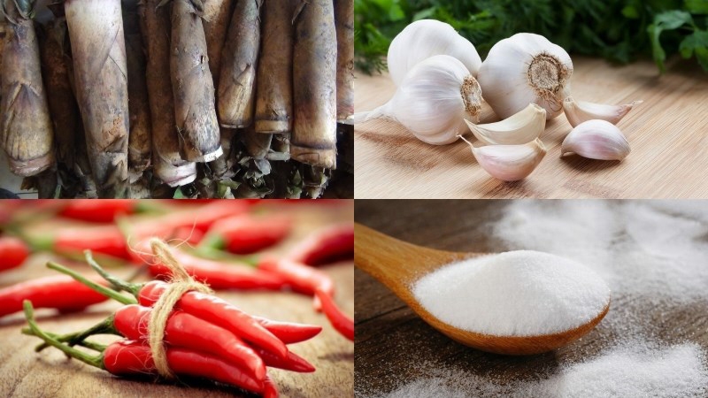 cách làm măng ngâm mắm ớt - ảnh 1