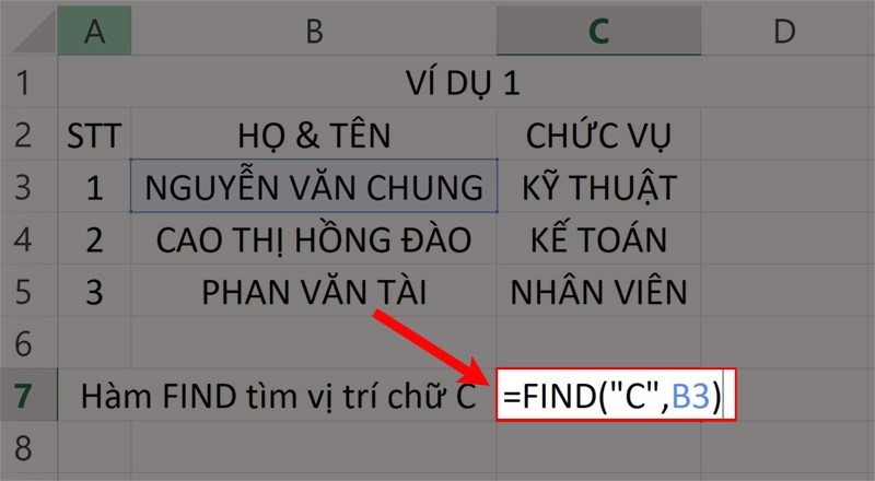 Hàm FIND (ảnh 3)