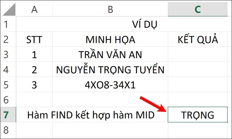 Hàm FIND (ảnh 12)