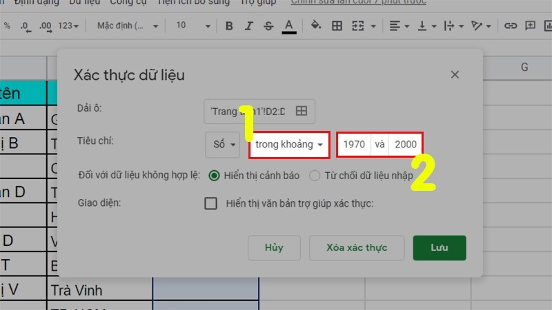 Data Validation (ảnh 6)