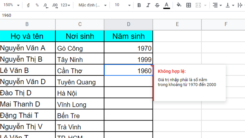Data Validation (ảnh 8)
