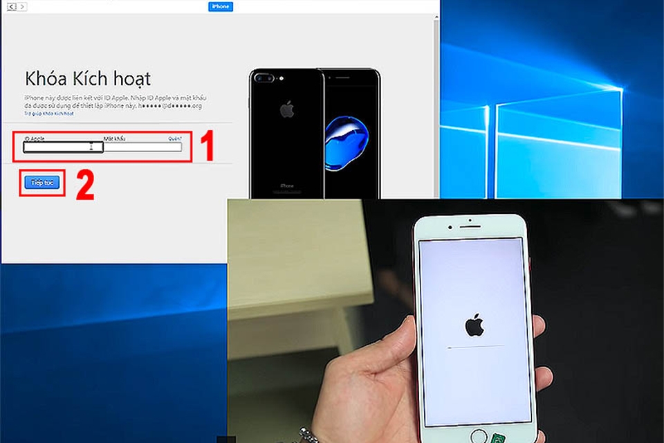 Các bạn đăng nhập tài khoản ID Apple