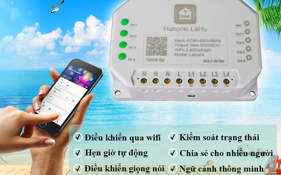 Công tắc hẹn giờ thông minh Hunonic