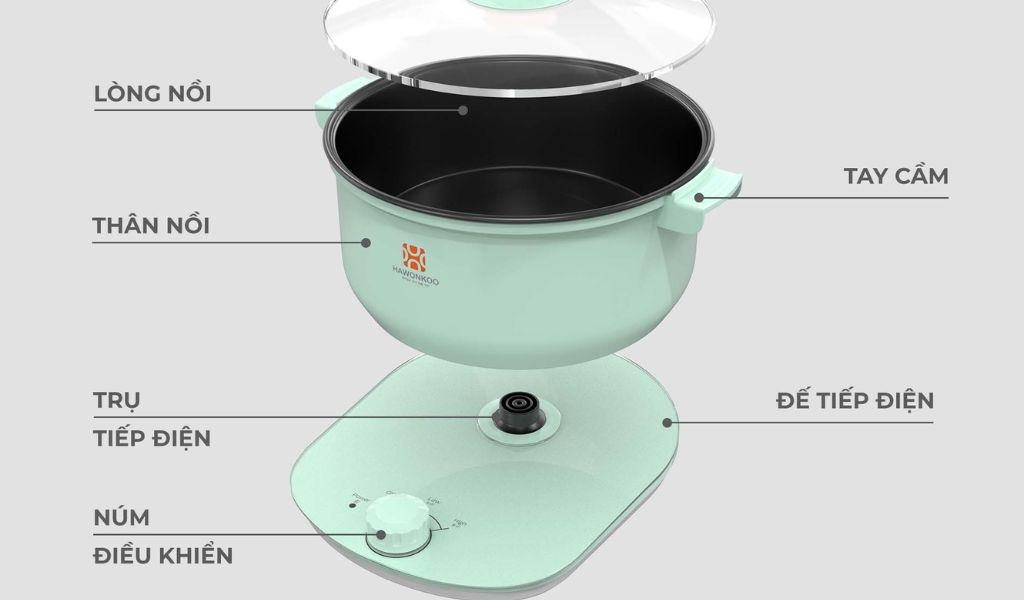 Nồi lẩu điện Hawonkoo của nước nào? Có nên mua không? Gợi ý sản phẩm tham khảo 4