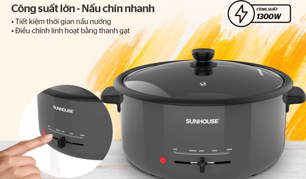 Nồi lẩu điện Sunhouse của nước nào, có tốt không? Gợi ý một số sản phẩm tham khảo 2