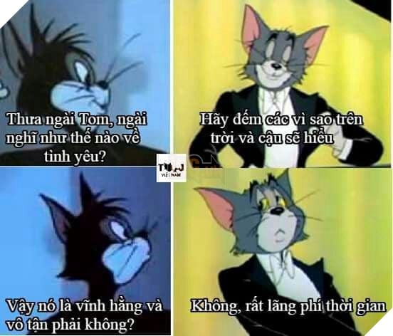 Meme Tom và Jerry hài hước