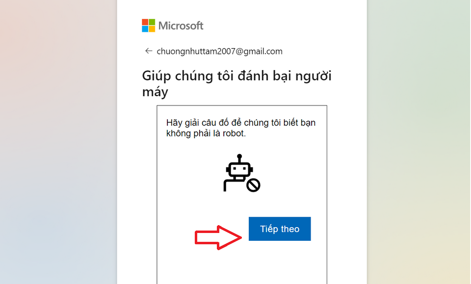 Xác nhận yêu cầu cá nhân