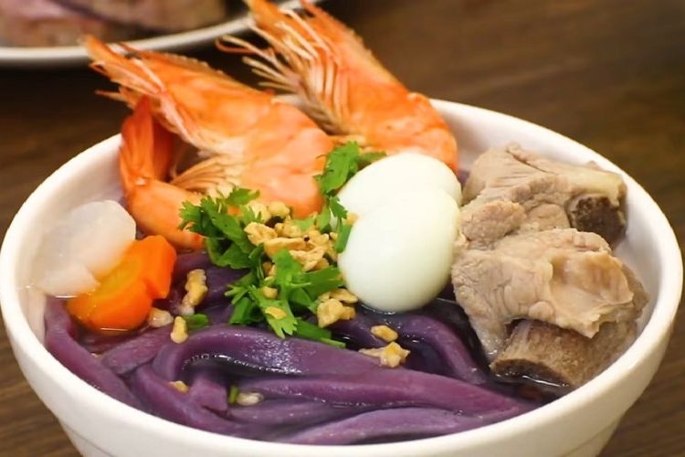 Cách làm bánh canh khoai lang tím (hình 8)