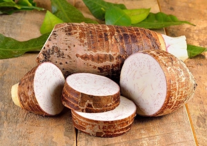 Cách làm bánh tôm khoai môn (ảnh 2)