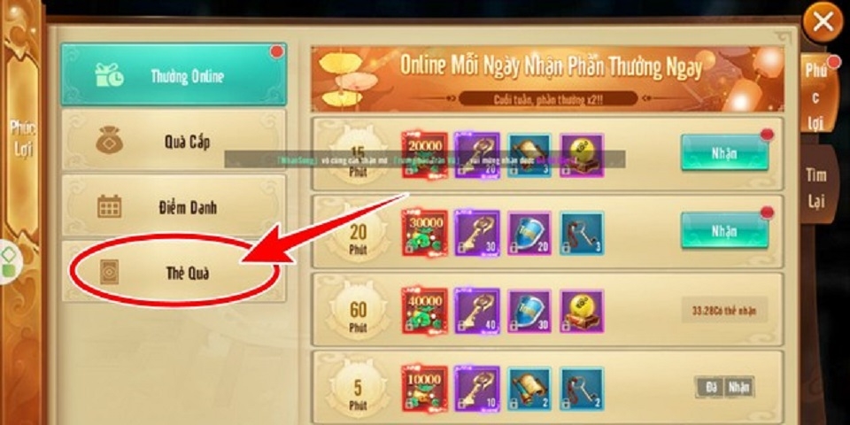 Hướng dẫn nhập code Ngự Long Cửu Thiên bước 2