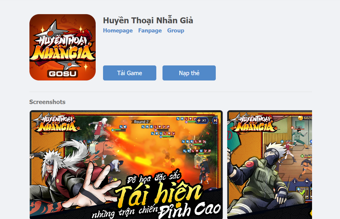 Giới thiệu Huyền Thoại Nhẫn Giả