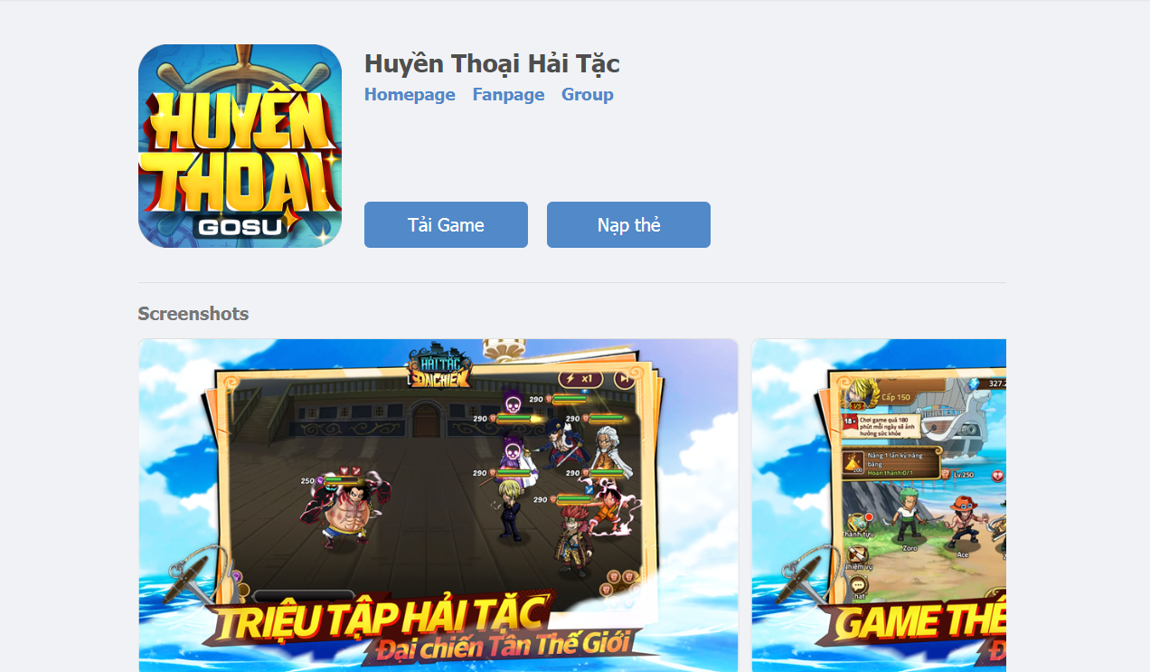 Giới thiệu Huyền Thoại Hải Tặc