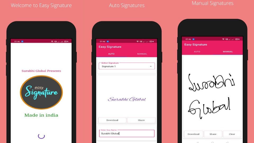 Phần mềm tạo chữ ký Easy Signature